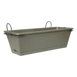 Balkonbak Chill Trough Set Olive Green - 50 X 19,5 X 20 Cm