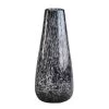 Bloemenvaas Black Cheetah Handgeblazen - H 16 X D 38 Cm