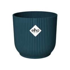 Elho Bloempot Vibes Fold Rond 30cm Blauw
