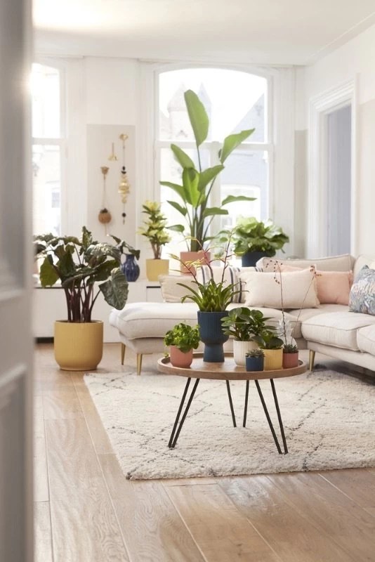 Elho Bloempot Vibes Fold Rond Wielen 35cm Wit - Afbeelding 5