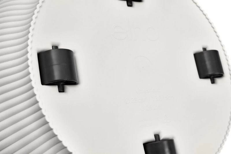 Elho Bloempot Vibes Fold Rond Wielen 35cm Wit - Afbeelding 3