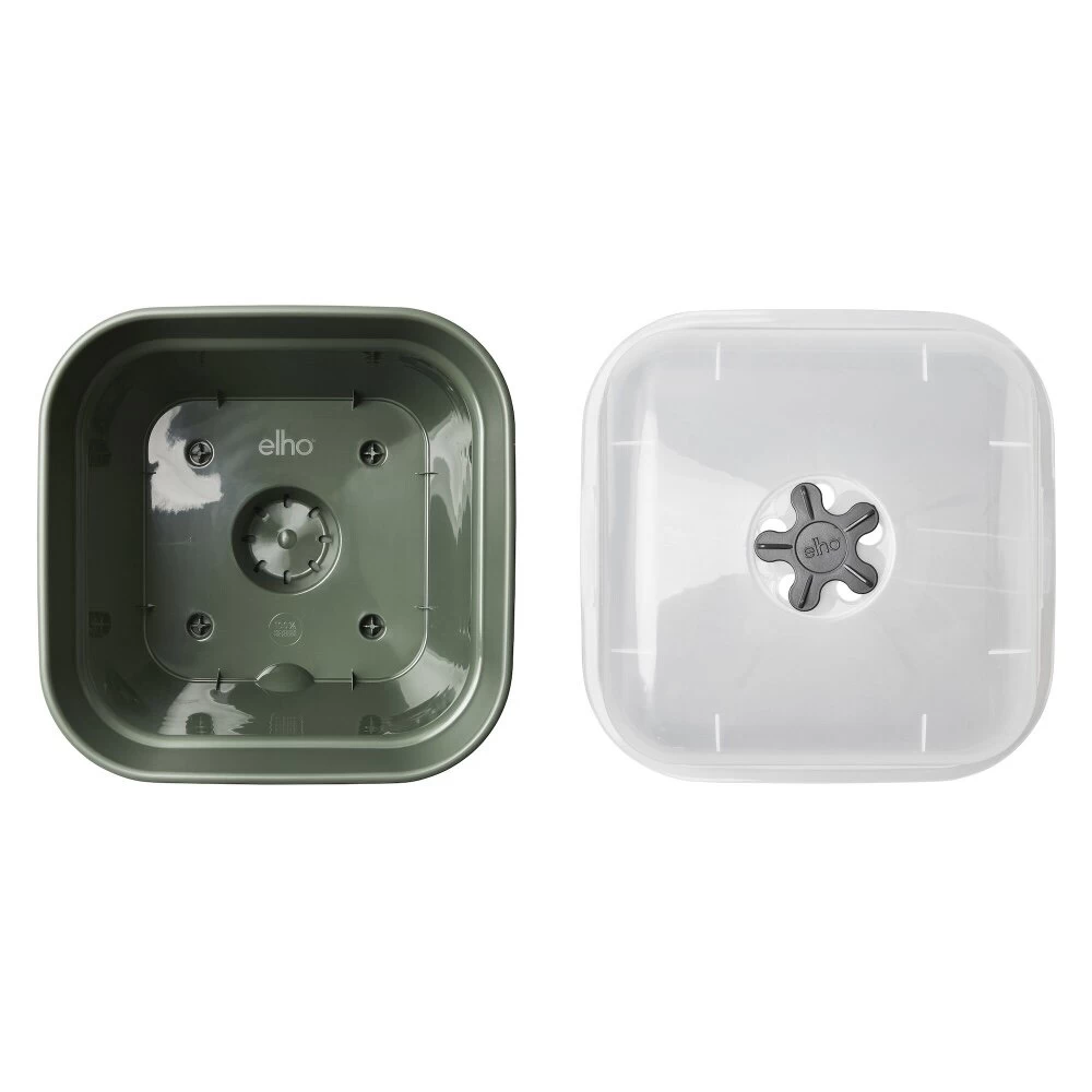 Elho Green Basics Kweekpot Vierk. Allin1 20 Cm Groen - Afbeelding 4