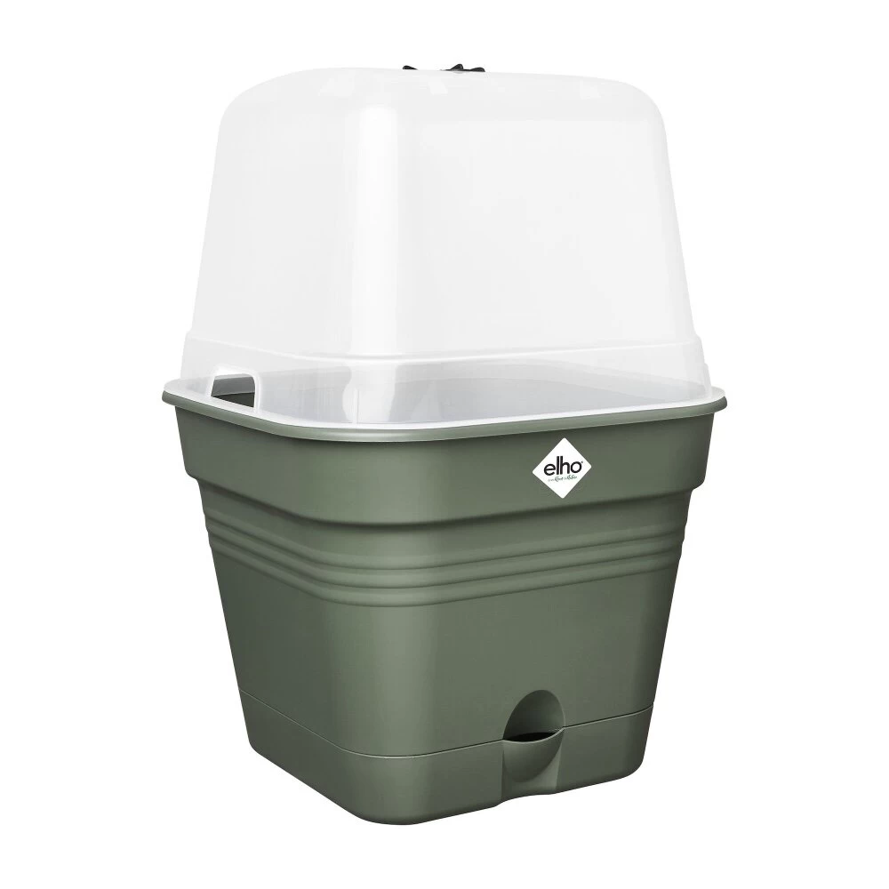Elho Green Basics Kweekpot Vierk. Allin1 35 Cm Groen