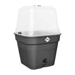 Elho Green Basics Kweekpot Vierk. Allin1 35 Cm Zwart