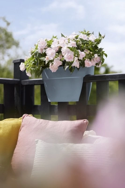 Elho Plantenbak Vibia Campana Flower Bridge 40cm Blauw - Afbeelding 5