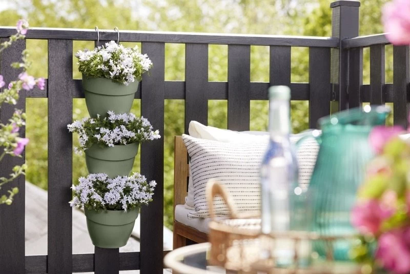 Elho Plantenbak Vibia Campana Vertical Forest Set/3 Groen - Afbeelding 5