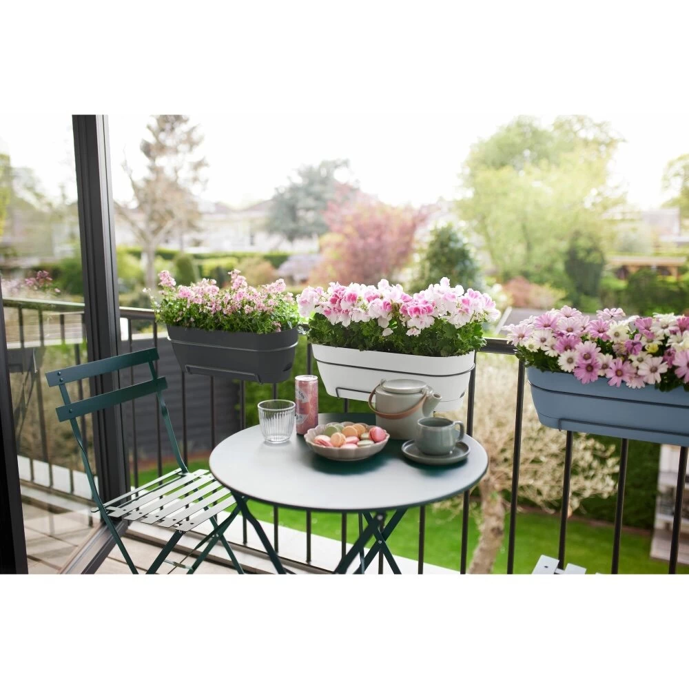 Elho Vibia Campana Balkonbak Allin1 70 Cm Blauw - Afbeelding 5