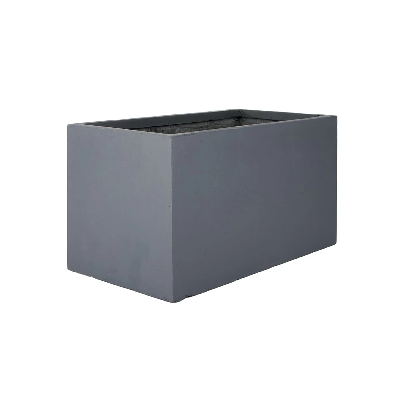 Fibre Clay Bak Rechthoek 80x37x37 - Donkergrijs - Afbeelding 2