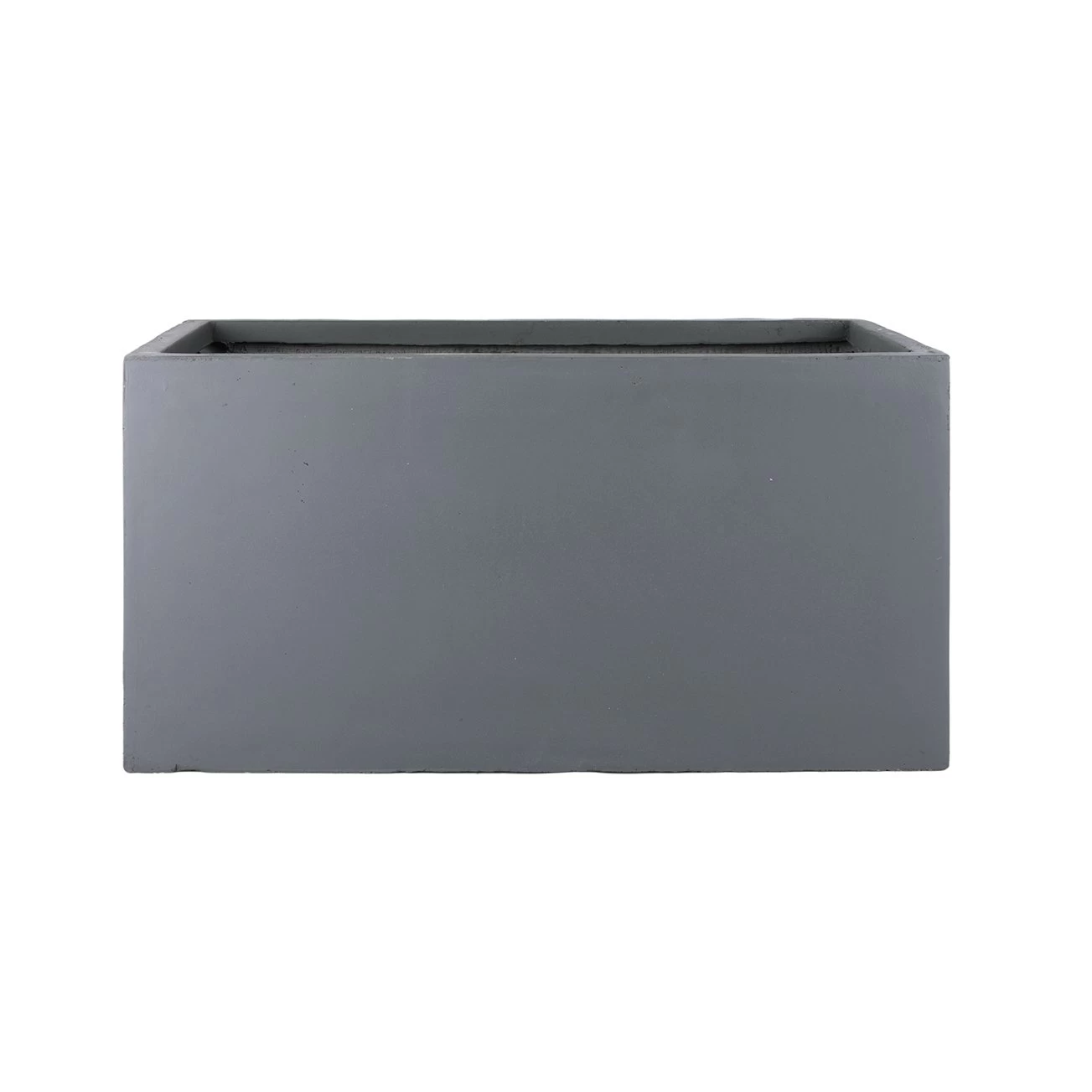 Fibre Clay Bak Rechthoek 80x37x37 - Donkergrijs