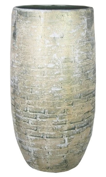 Floran Vaas Steef D29 H60cm Creme Groen