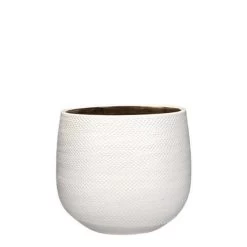 Gabriel Pot Rond Wit - H20xd25cm