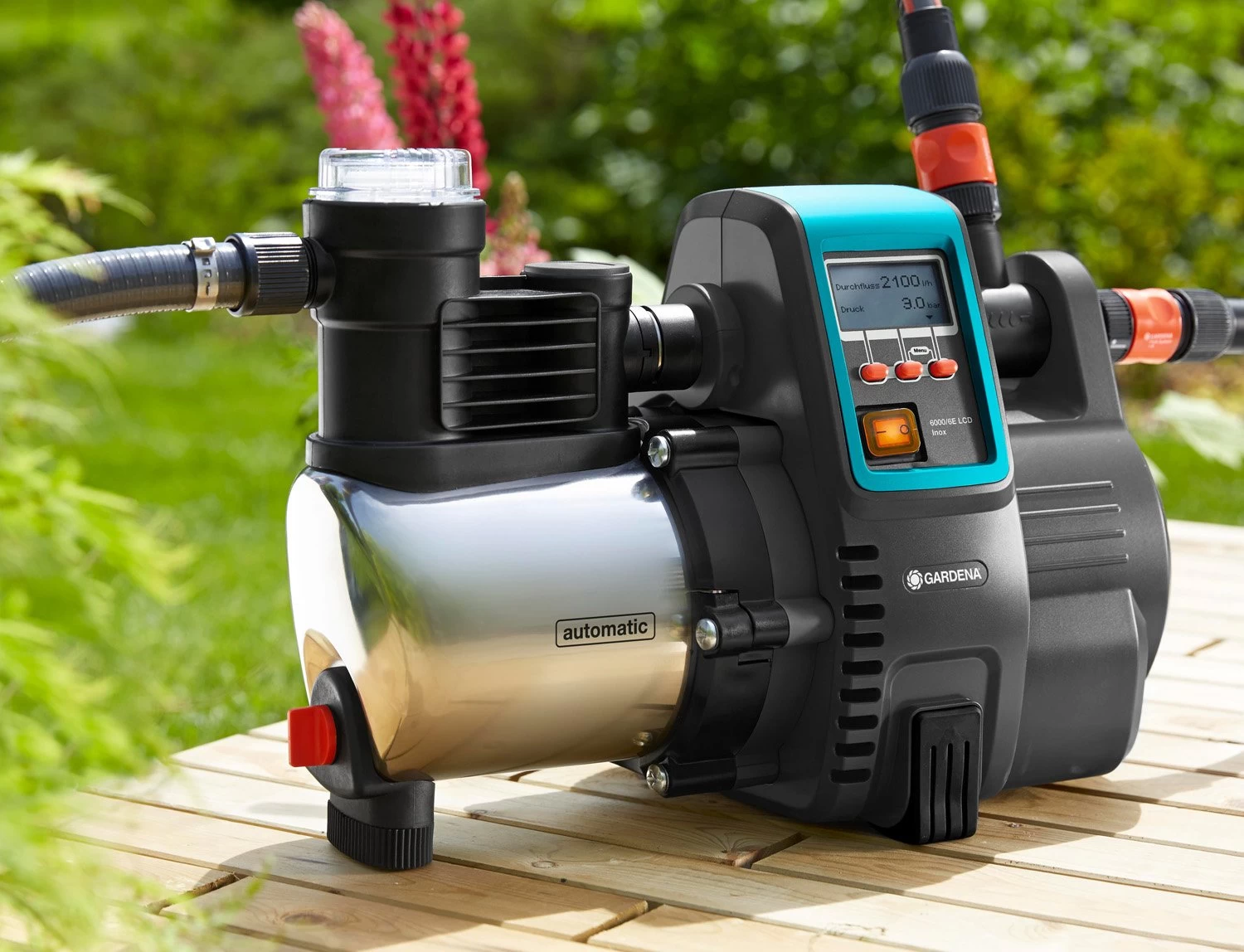 GARDENA Premium Hydrofoorpomp 6000/6E LCD Inox - Afbeelding 3