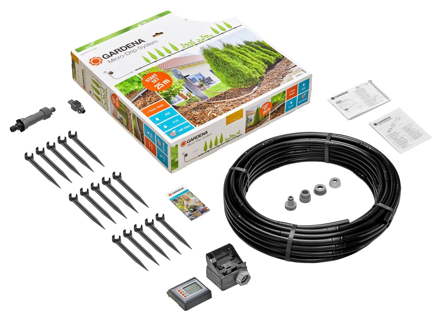 GARDENA Micro-Drip-System Startset M 25m Autom. Rijplanten - Afbeelding 2