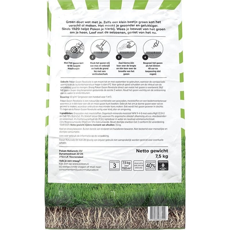 Pokon Gazon Revolutie 7,5kg - Afbeelding 3