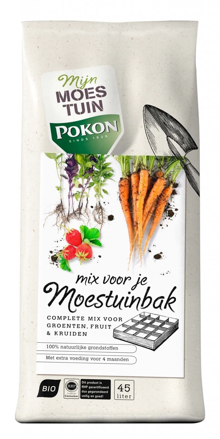 Pokon Bio Mix Voor Je Moestuinbak 45L