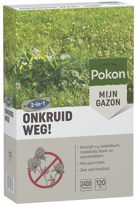 Pokon Onkruid Weg! 2,4kg Voor 120m²