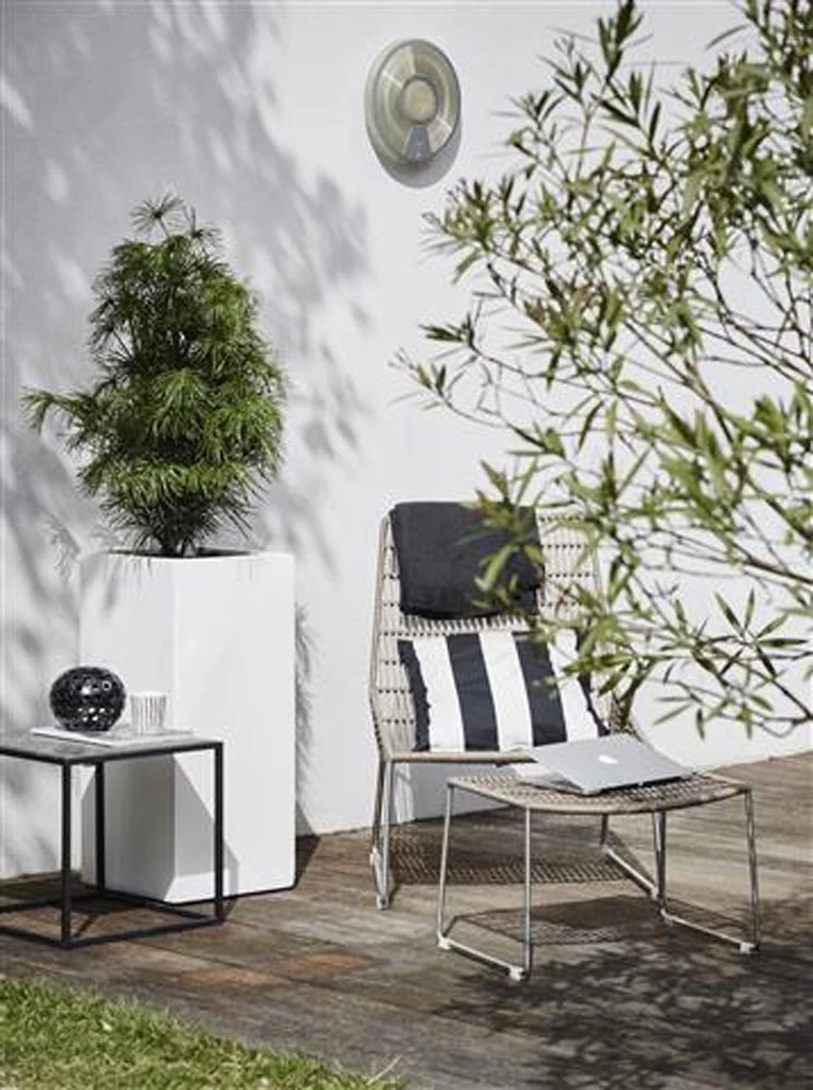 Pot Rechthoek Wit - 35 X 35 X 78 Cm - Afbeelding 2