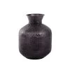 Vaas Metaal Rustique Black - H 35 X D 26 Cm