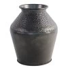 Vaas Metaal Rustique Black - H 35 X D 30 Cm