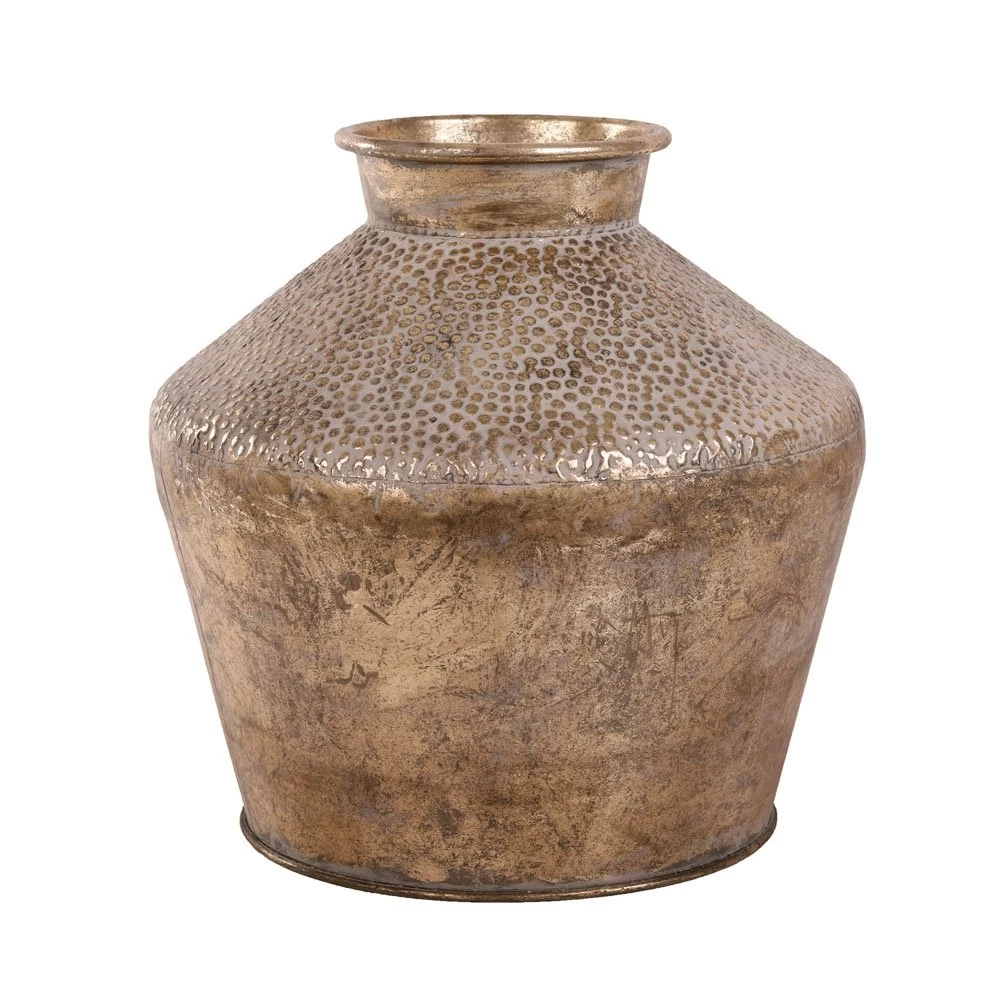 Vaas Metaal White Gold - H 39 X D 40 Cm